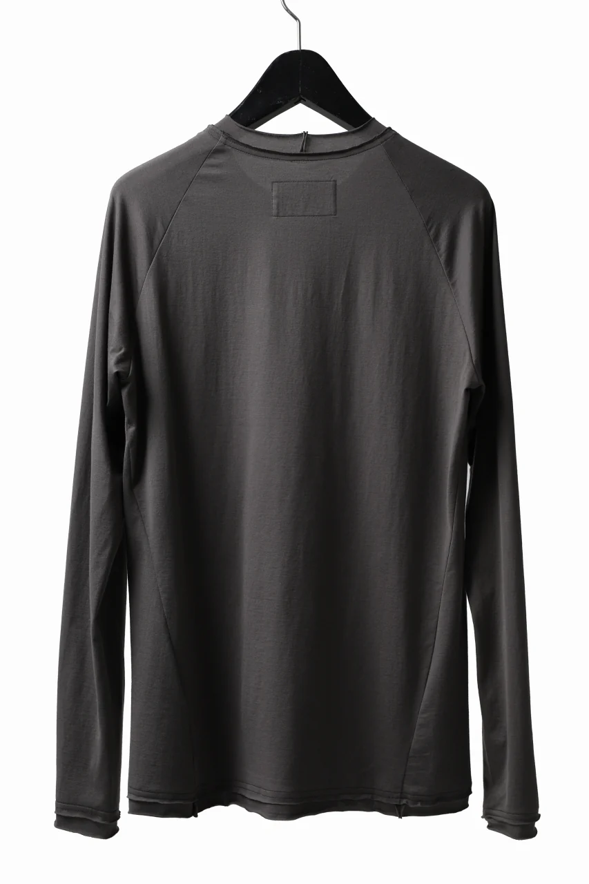 Hannibal. Rawcut Jersey Long Sleeve T-Shirt / Aleks 98. (STONE) - Image 10