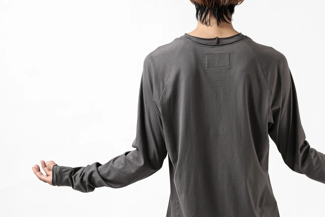 Hannibal. Rawcut Jersey Long Sleeve T-Shirt / Aleks 98. (STONE) - Image 25