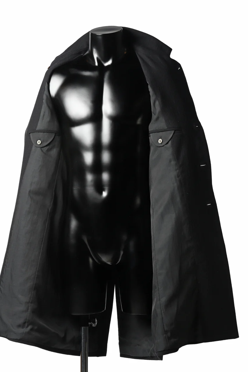 Hannibal. Romeo Long Tailor Coat (COAL BLACK) - Image 10