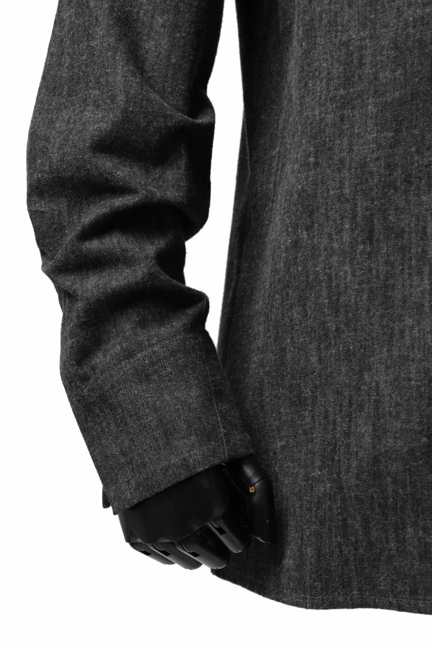Hannibal. Stand Collar Shirt / Jorma 126. (SHADOW) - Image 22