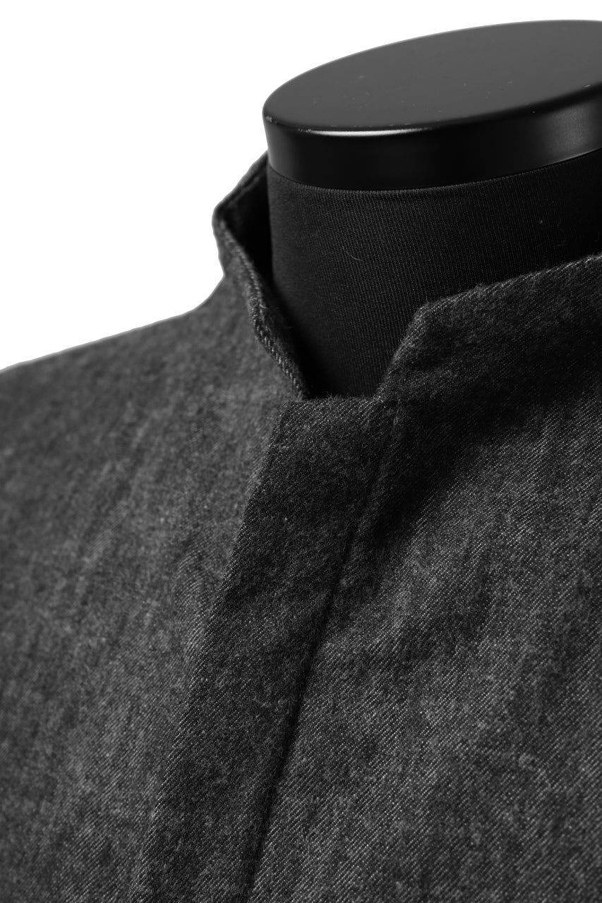 Hannibal. Stand Collar Shirt / Jorma 126. (SHADOW) - Image 25