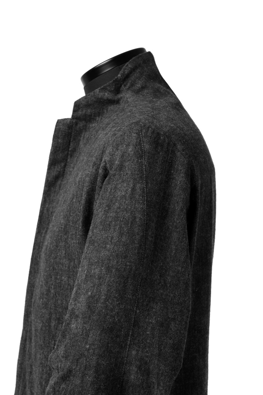 Hannibal. Stand Collar Shirt / Jorma 126. (SHADOW) - Image 28