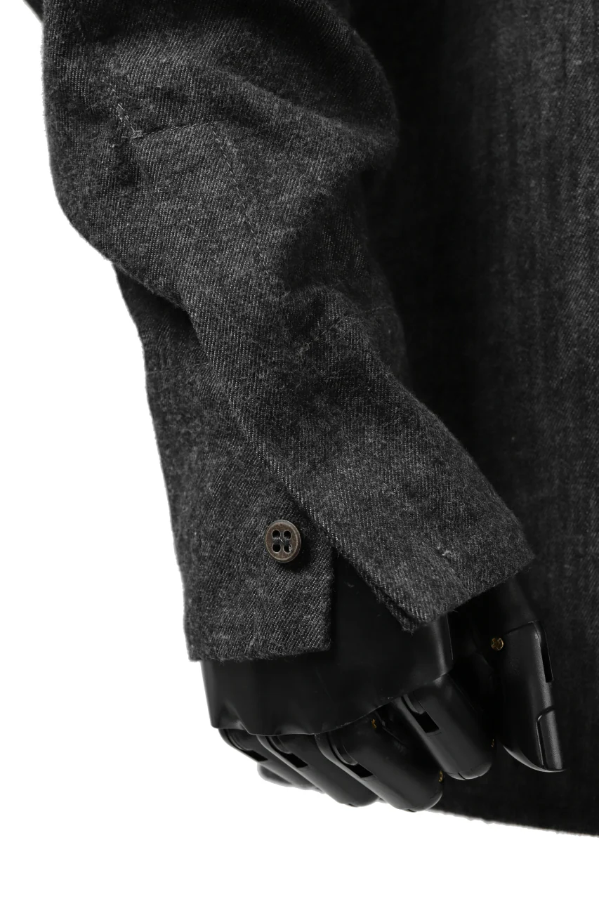 Hannibal. Stand Collar Shirt / Jorma 126. (SHADOW) - Image 32