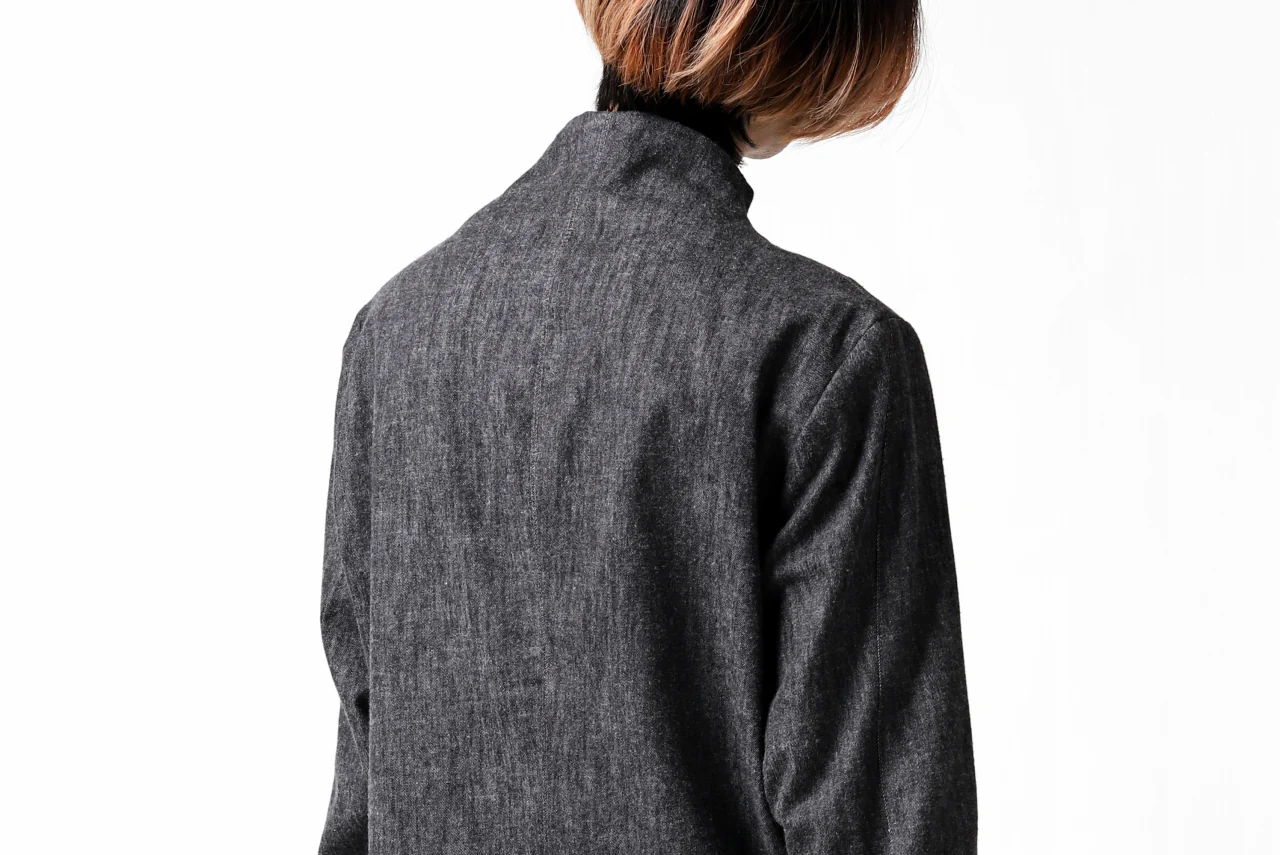 Hannibal. Stand Collar Shirt / Jorma 126. (SHADOW) - Image 36