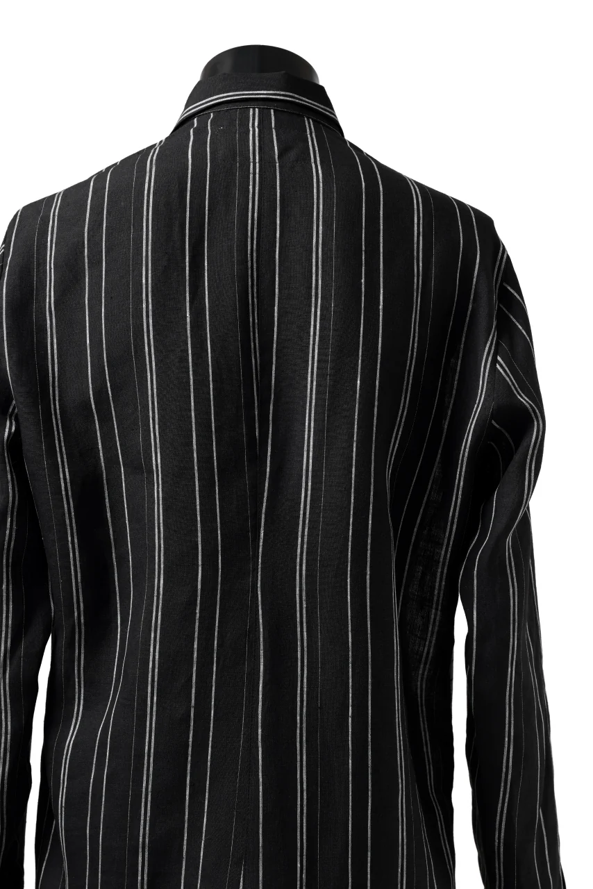 Hannibal. Switch Panel Shirt / Jannic 127. (BLACK×WHITE) - Image 14