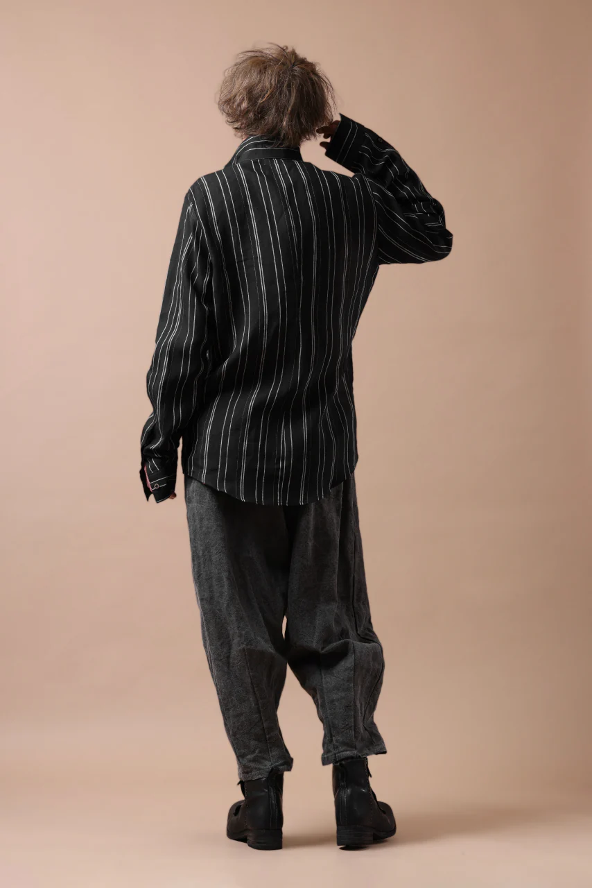 Hannibal. Switch Panel Shirt / Jannic 127. (BLACK×WHITE) - Image 38