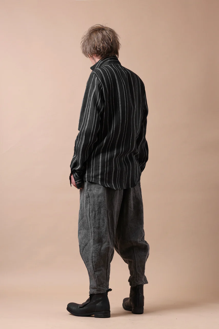 Hannibal. Switch Panel Shirt / Jannic 127. (BLACK×WHITE) - Image 39