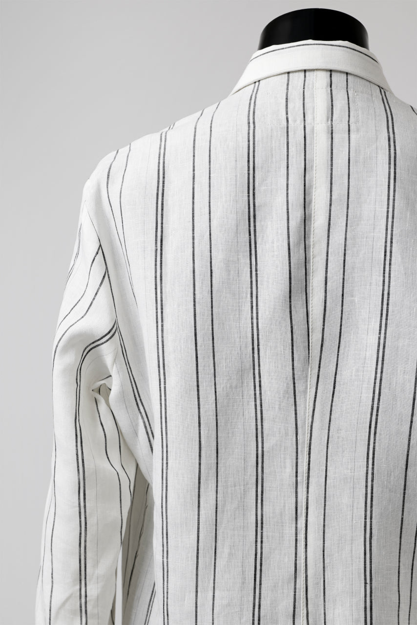 Hannibal. Switch Panel Shirt / Jannic 127. (WHITE STRIPED) - Image 15