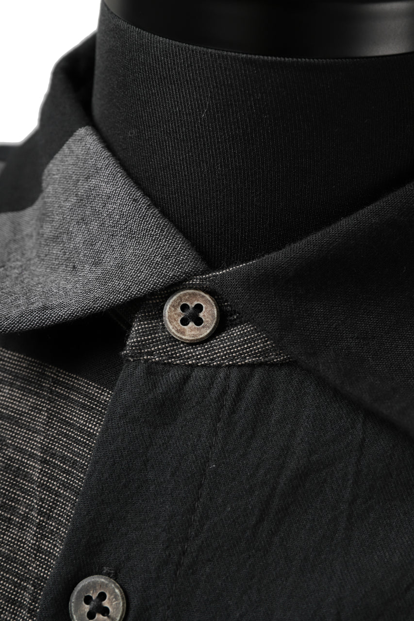 Hannibal. Switching Check Panel Shirt / Jumah 124. (PEPPLE) - Image 13
