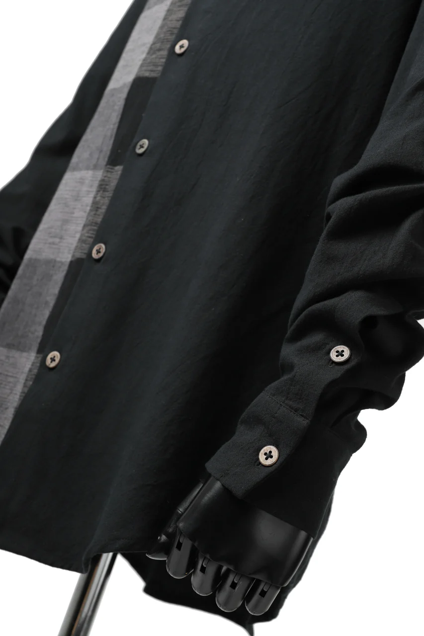 Hannibal. Switching Check Panel Shirt / Jumah 124. (PEPPLE) - Image 15