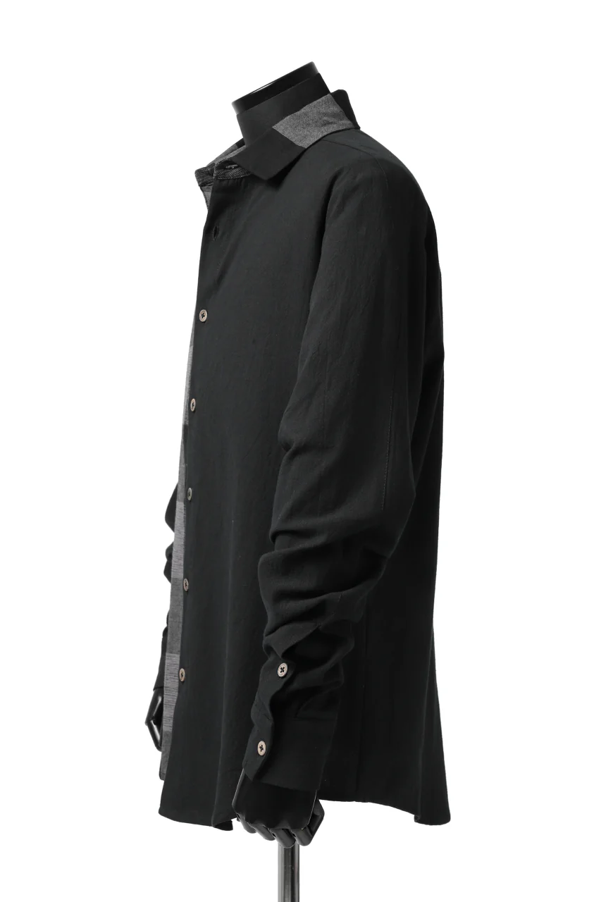 Hannibal. Switching Check Panel Shirt / Jumah 124. (PEPPLE) - Image 4