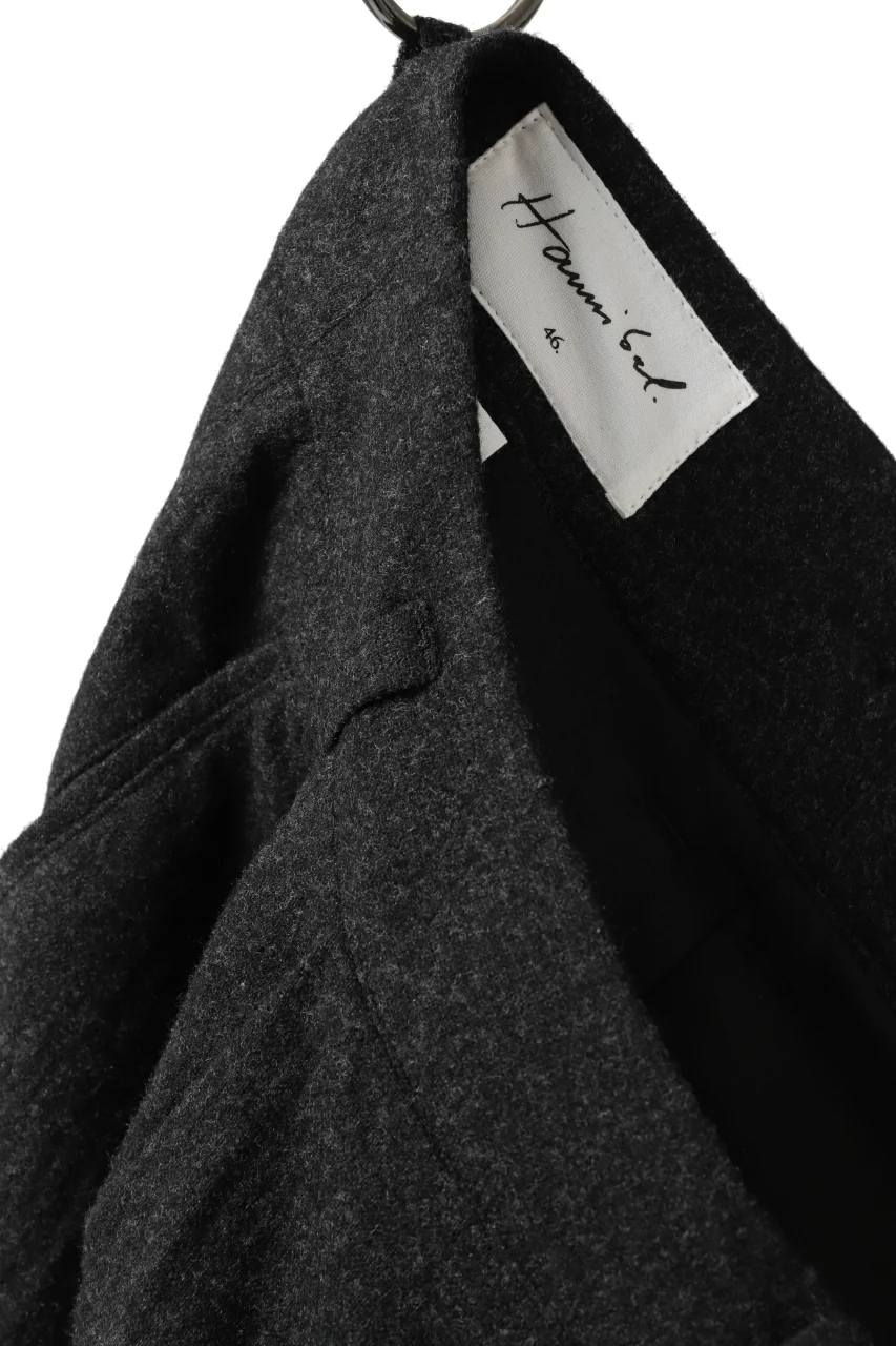 Hannibal. Wool Tapered Trousers / Heere 200. (SLATE) - Image 11