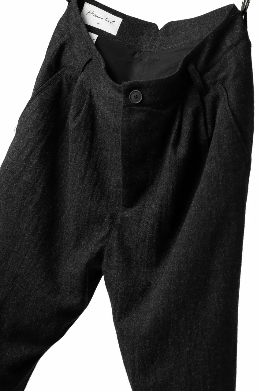 Hannibal. Wool Tapered Trousers / Heere 200. (SLATE) - Image 14