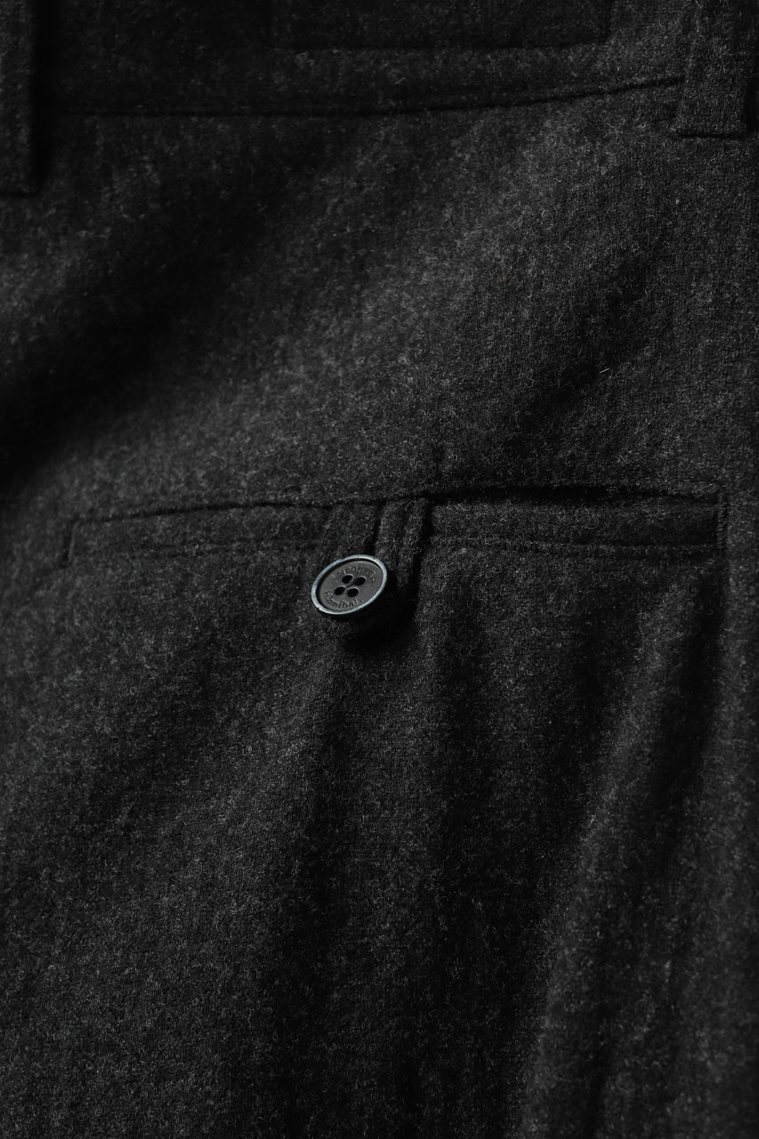 Hannibal. Wool Tapered Trousers / Heere 200. (SLATE) - Image 18