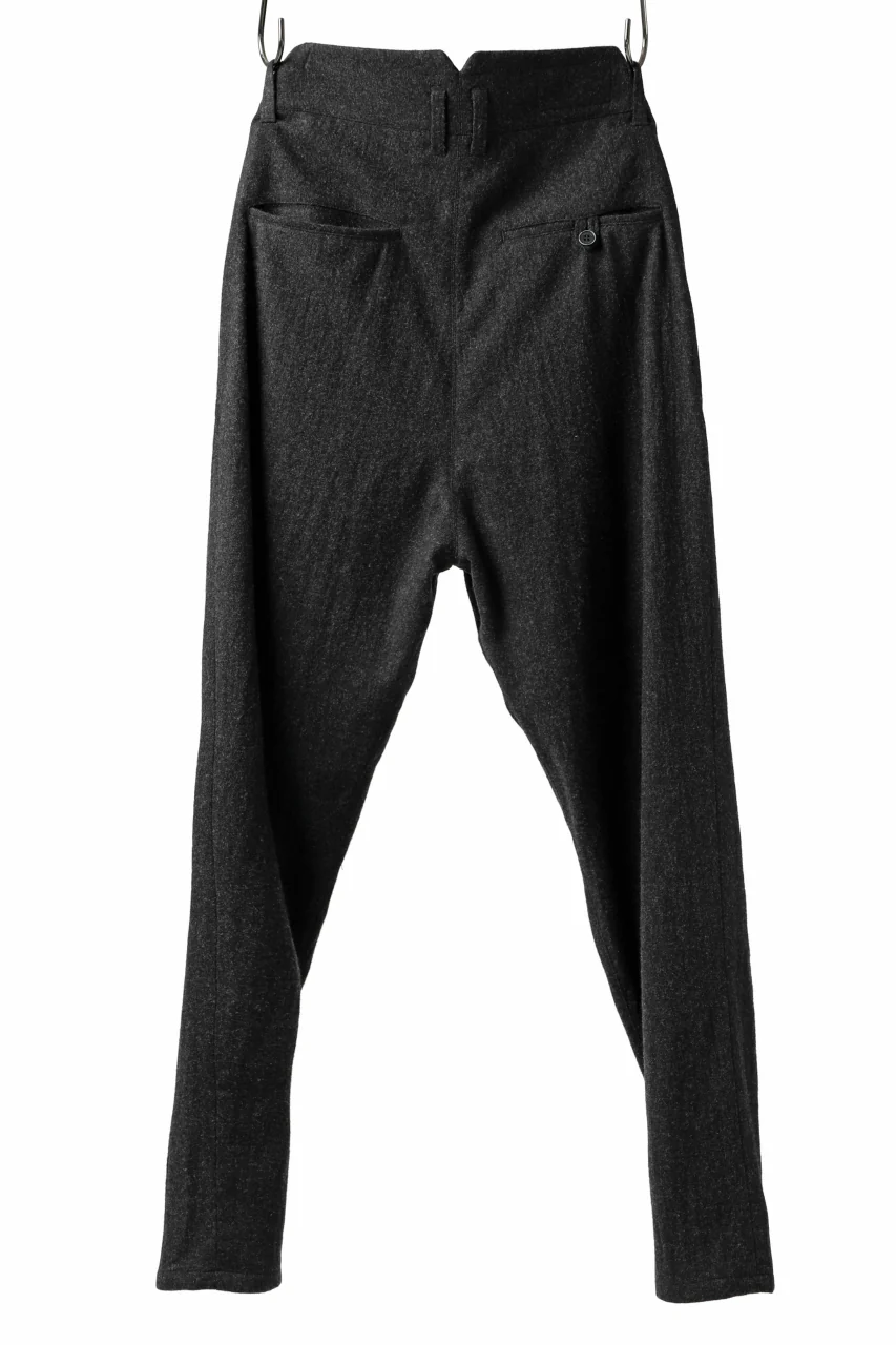 Hannibal. Wool Tapered Trousers / Heere 200. (SLATE) - Image 3