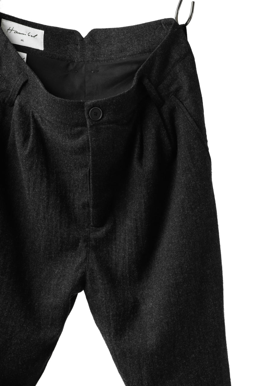 Hannibal. Wool Tapered Trousers / Heere 200. (SLATE) - Image 6