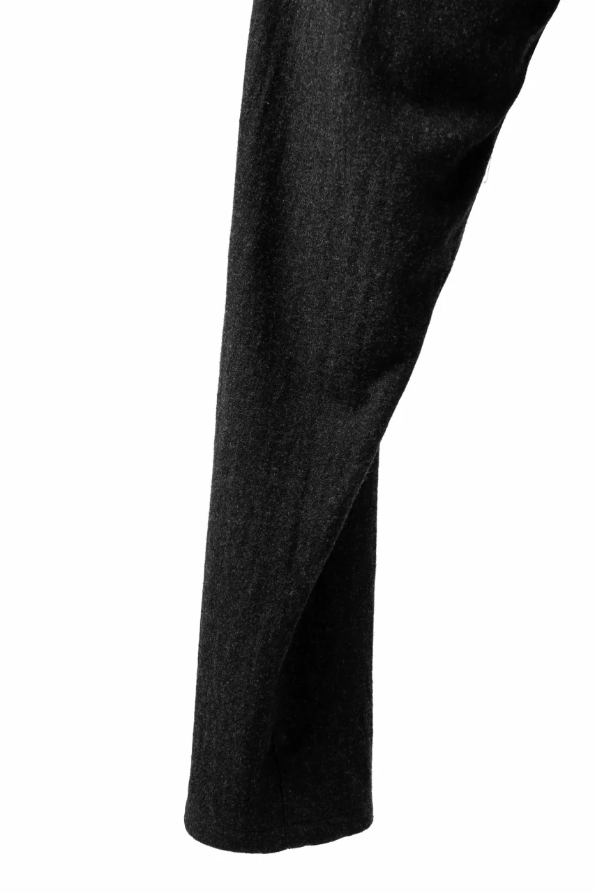 Hannibal. Wool Tapered Trousers / Heere 200. (SLATE) - Image 7