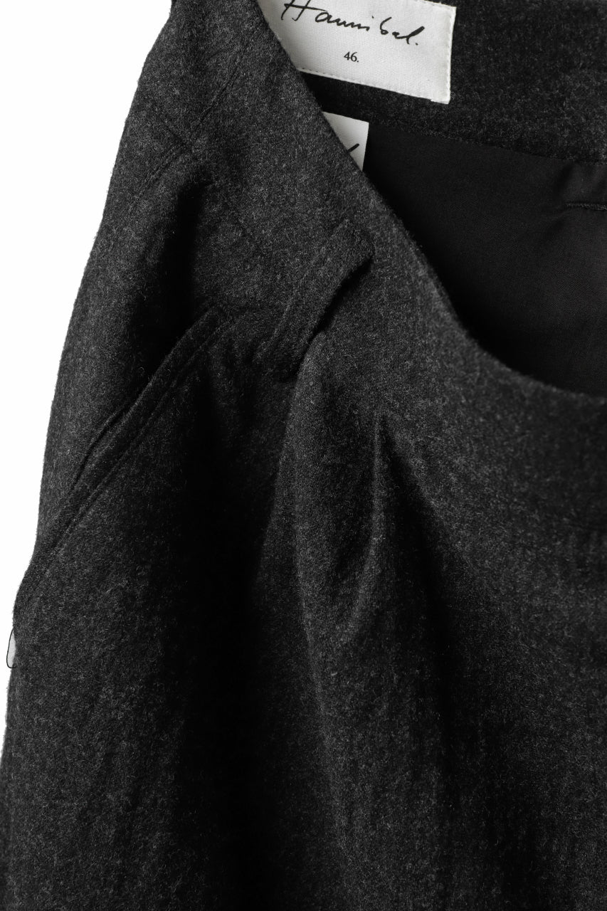 Hannibal. Wool Tapered Trousers / Heere 200. (SLATE) - Image 8