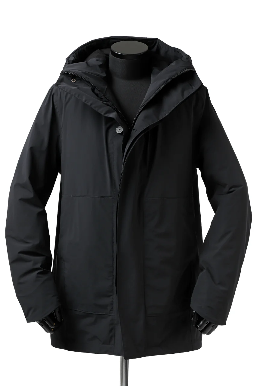 Hannibal. Waterproof Hoodie Jacket / Reyk 105. Thermore® (MAT BLACK) - Image 10