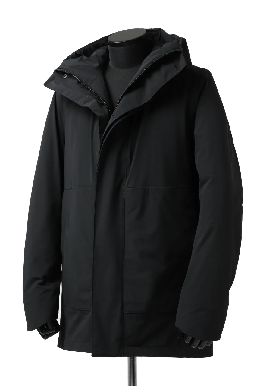 Hannibal. Waterproof Hoodie Jacket / Reyk 105. Thermore® (MAT BLACK) - Image 12