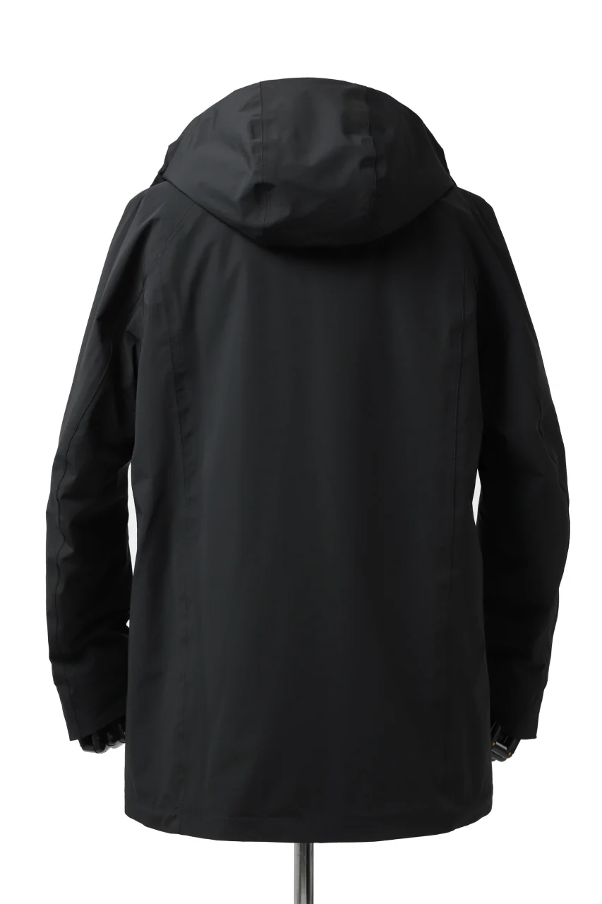 Hannibal. Waterproof Hoodie Jacket / Reyk 105. Thermore® (MAT BLACK) - Image 14