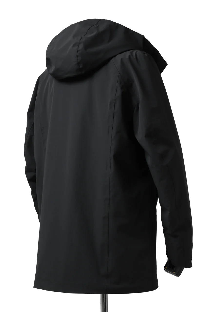 Hannibal. Waterproof Hoodie Jacket / Reyk 105. Thermore® (MAT BLACK) - Image 15