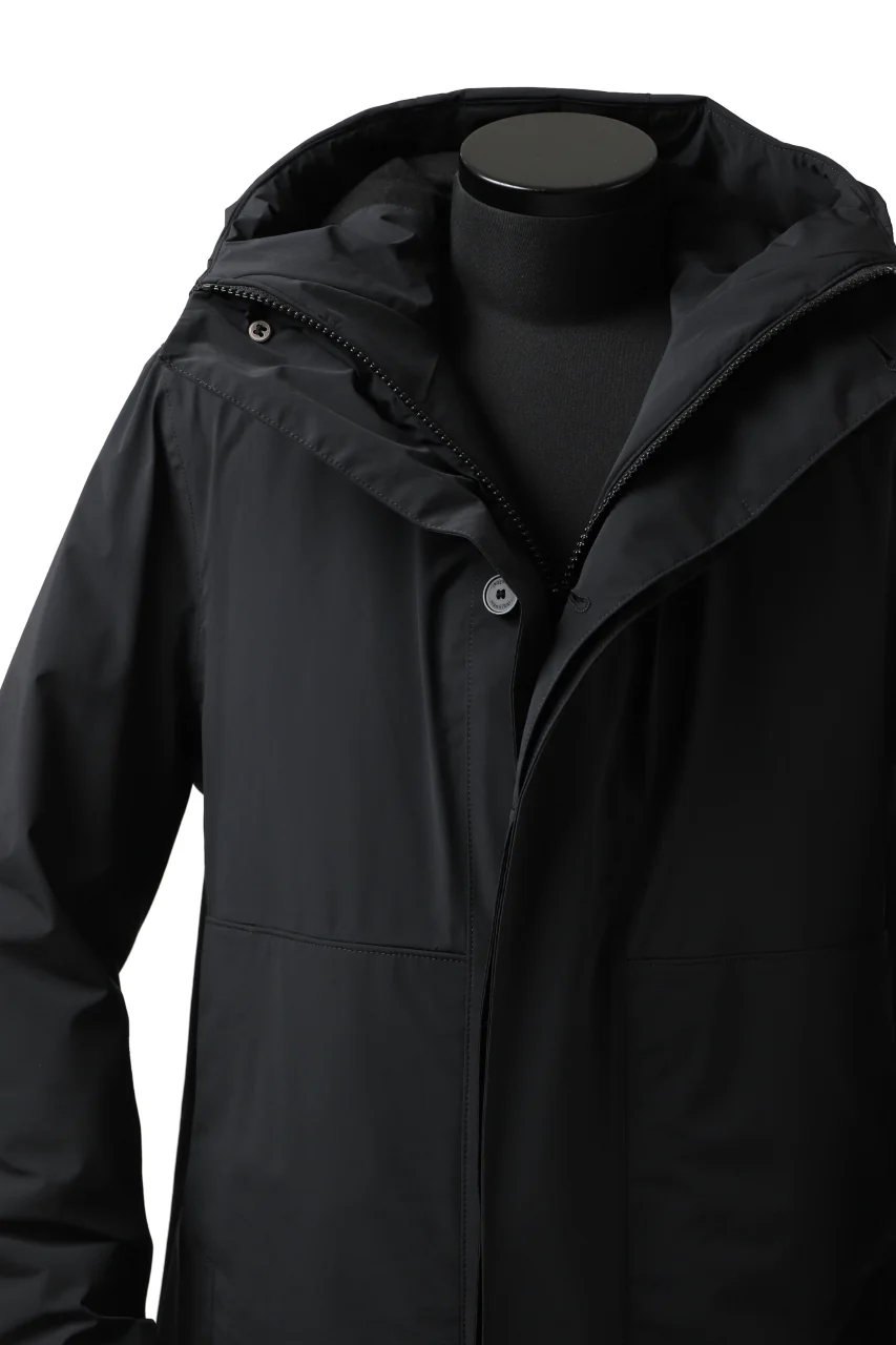 Hannibal. Waterproof Hoodie Jacket / Reyk 105. Thermore® (MAT BLACK) - Image 26