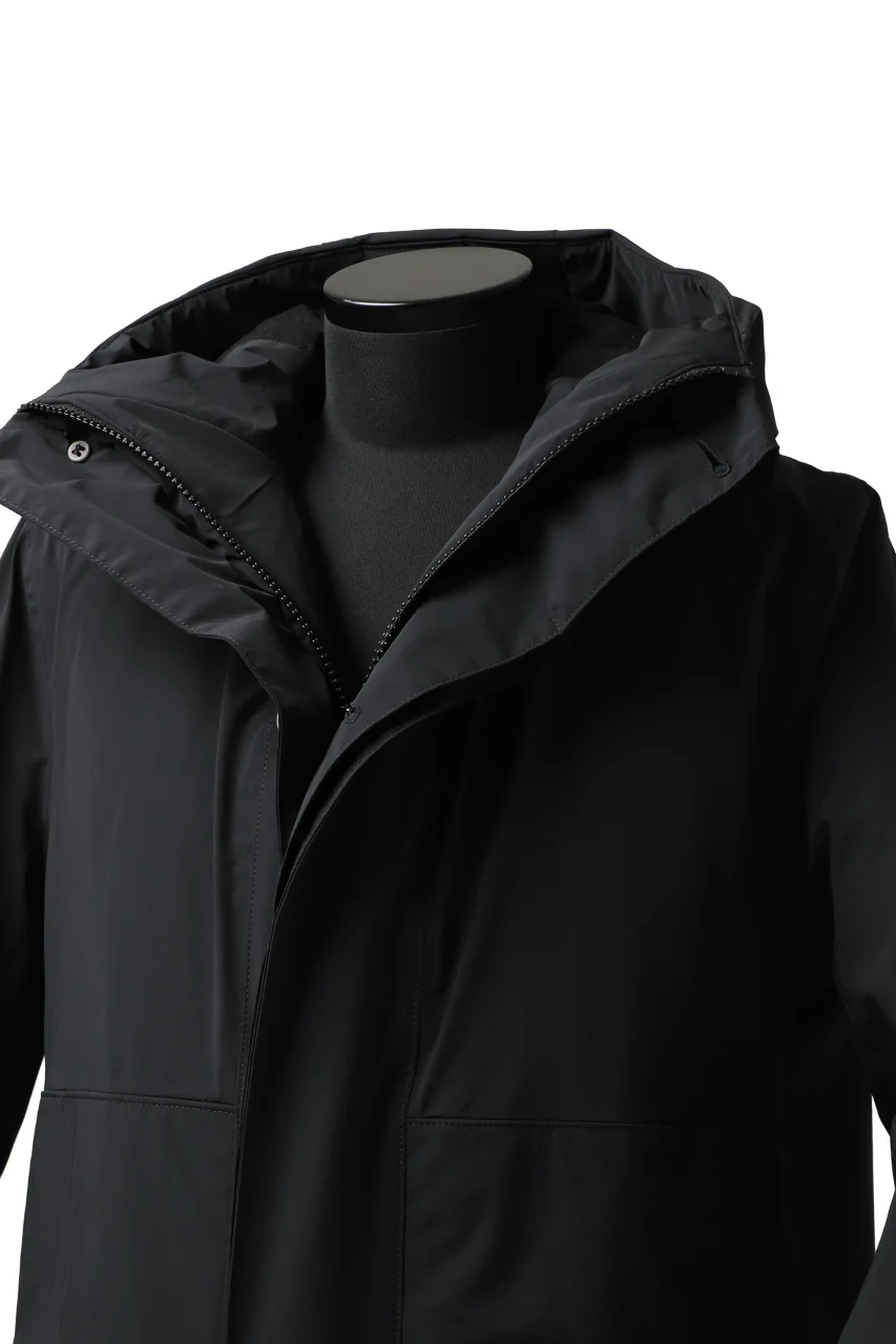Hannibal. Waterproof Hoodie Jacket / Reyk 105. Thermore® (MAT BLACK) - Image 29