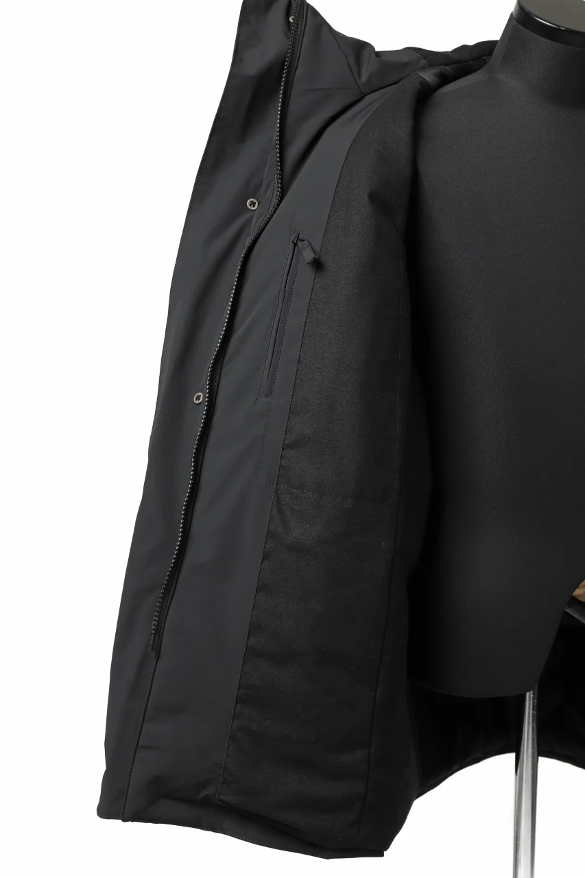 Hannibal. Waterproof Hoodie Jacket / Reyk 105. Thermore® (MAT BLACK) - Image 38