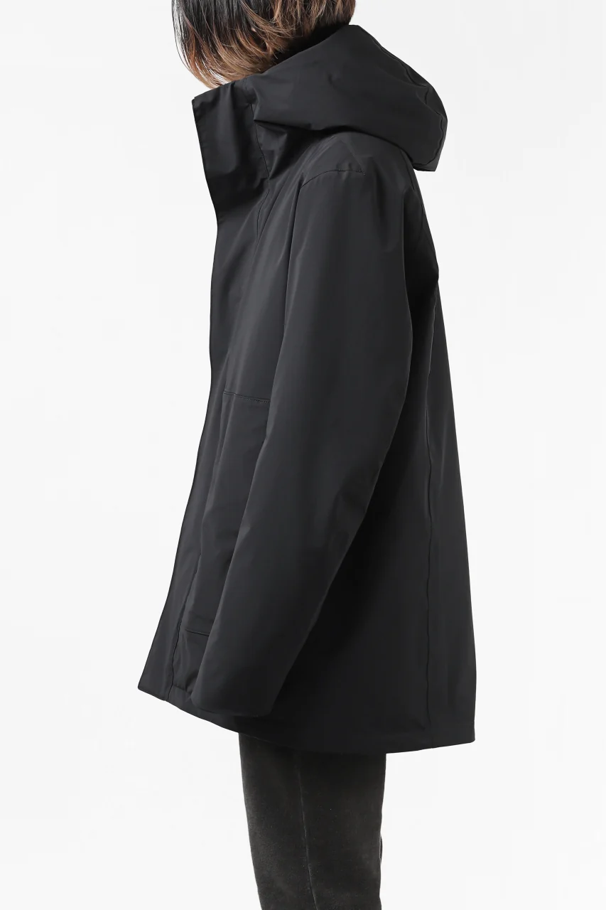 Hannibal. Waterproof Hoodie Jacket / Reyk 105. Thermore® (MAT BLACK) - Image 44