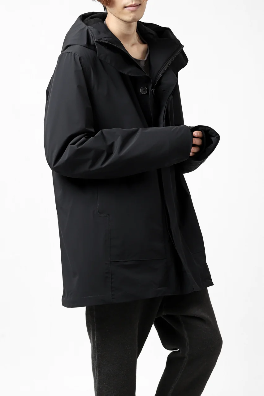 Hannibal. Waterproof Hoodie Jacket / Reyk 105. Thermore® (MAT BLACK) - Image 47