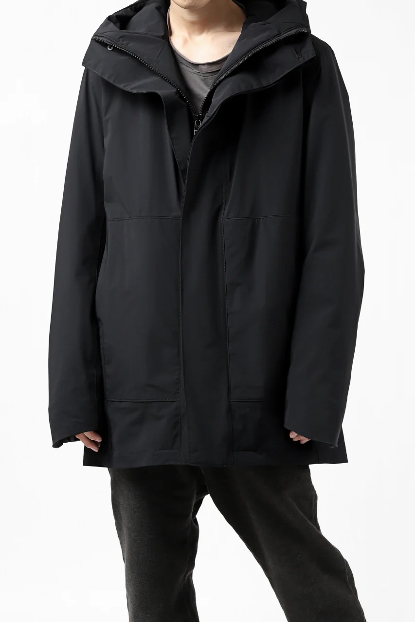 Hannibal. Waterproof Hoodie Jacket / Reyk 105. Thermore® (MAT BLACK) - Image 48