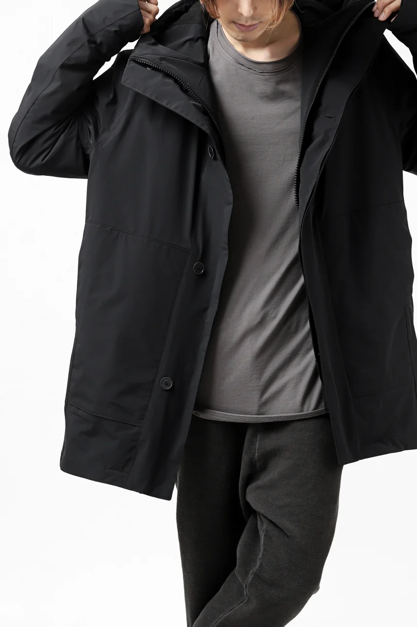 Hannibal. Waterproof Hoodie Jacket / Reyk 105. Thermore® (MAT BLACK) - Image 51