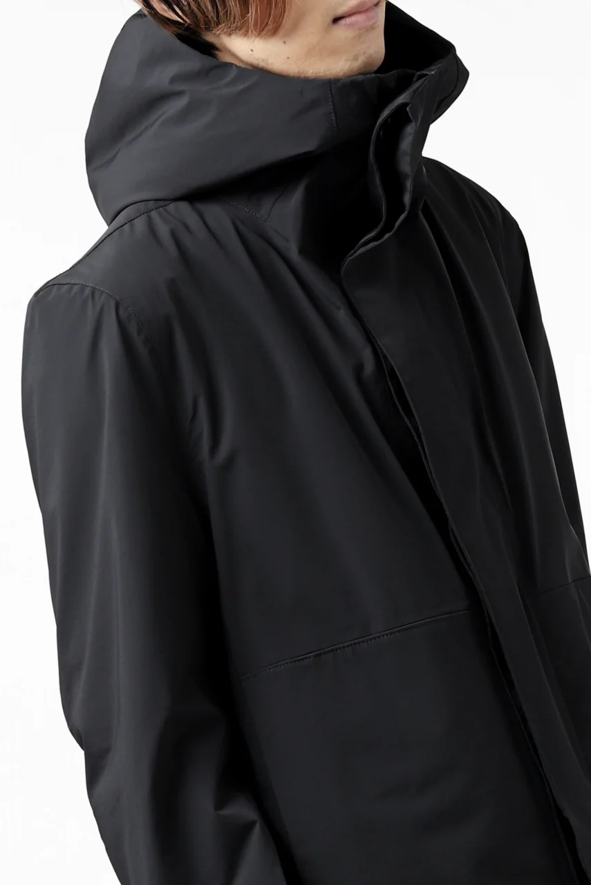 Hannibal. Waterproof Hoodie Jacket / Reyk 105. Thermore® (MAT BLACK) - Image 59