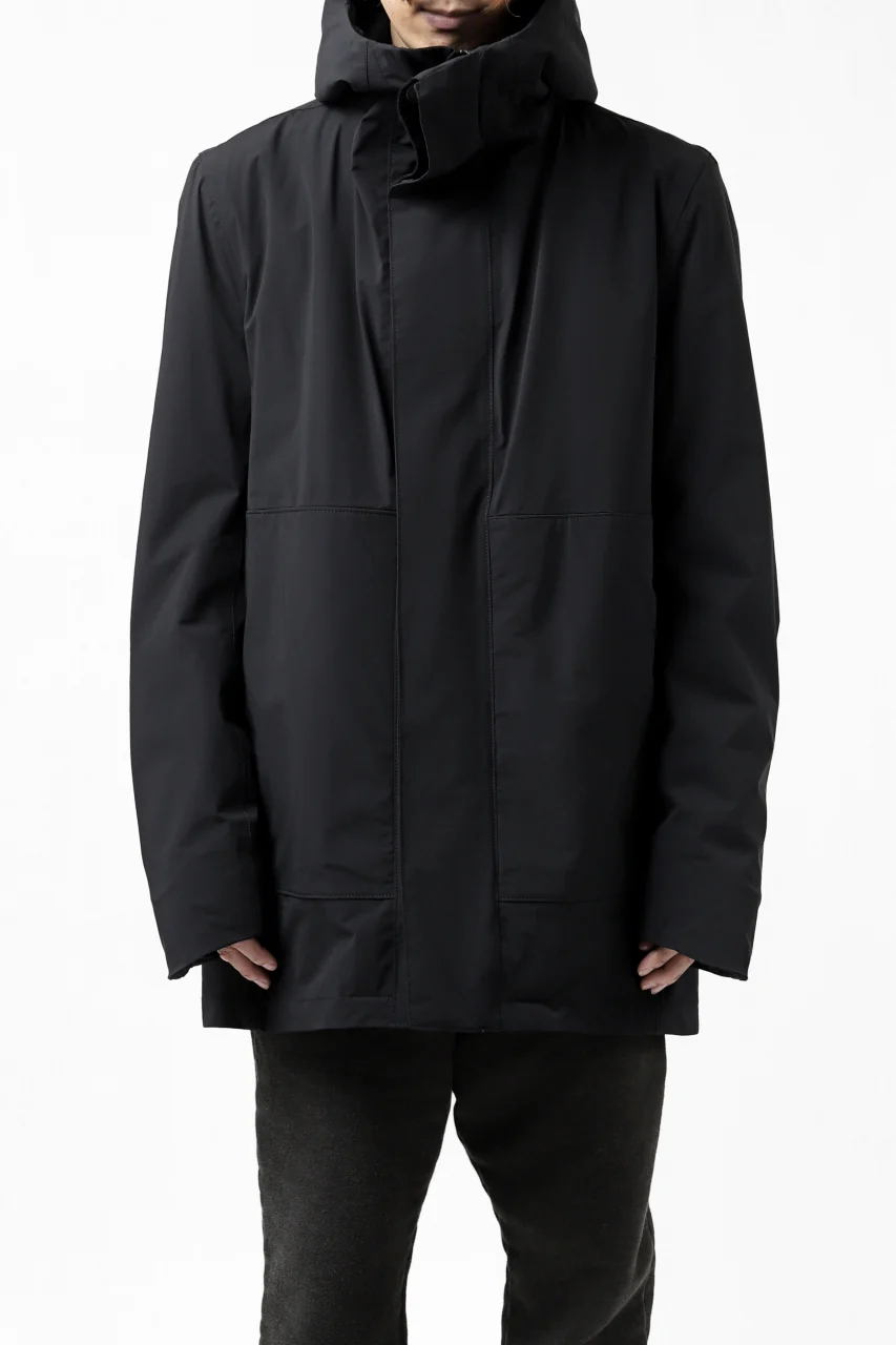 Hannibal. Waterproof Hoodie Jacket / Reyk 105. Thermore® (MAT BLACK) - Image 6