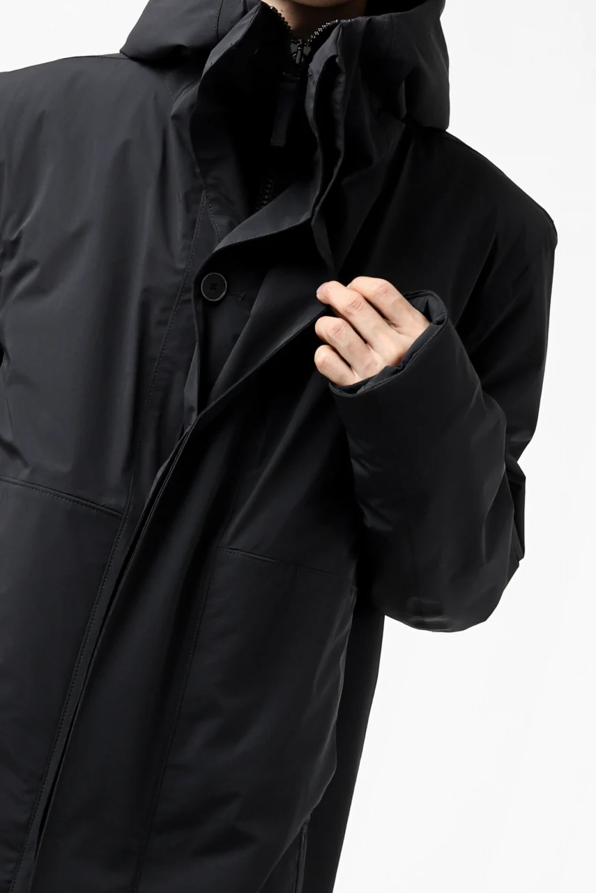 Hannibal. Waterproof Hoodie Jacket / Reyk 105. Thermore® (MAT BLACK) - Image 60