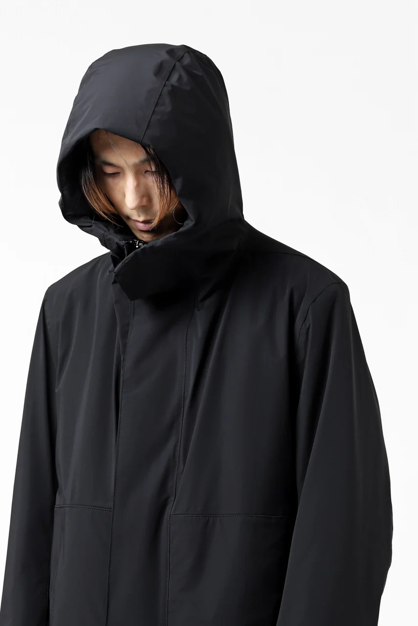 Hannibal. Waterproof Hoodie Jacket / Reyk 105. Thermore® (MAT BLACK) - Image 69