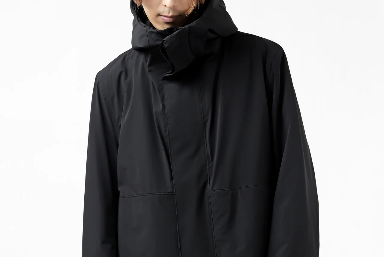 Hannibal. Waterproof Hoodie Jacket / Reyk 105. Thermore® (MAT BLACK) - Image 72