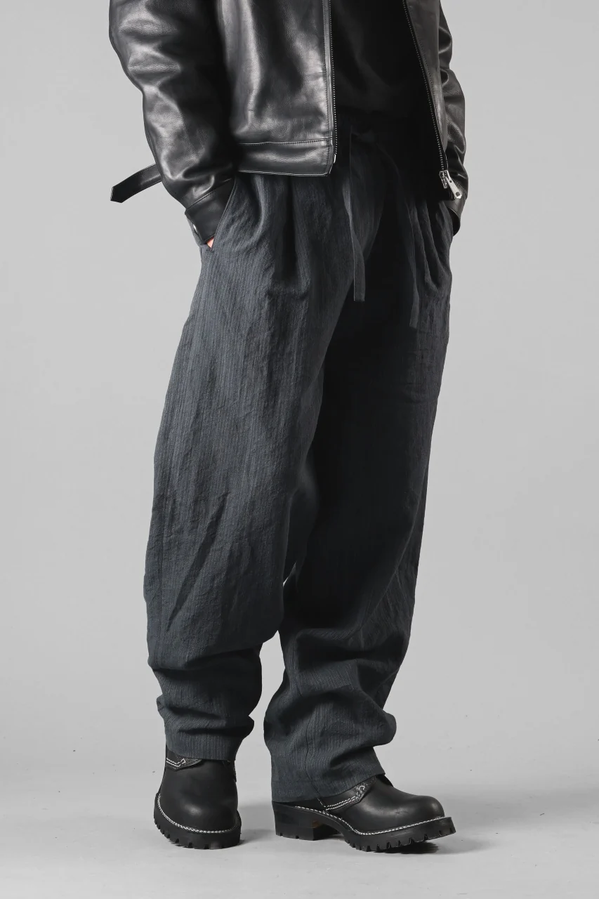 Hannibal. Wide Fit Draw String Trousers / Wiktor 236. (BLUE SHALE) - Image 11