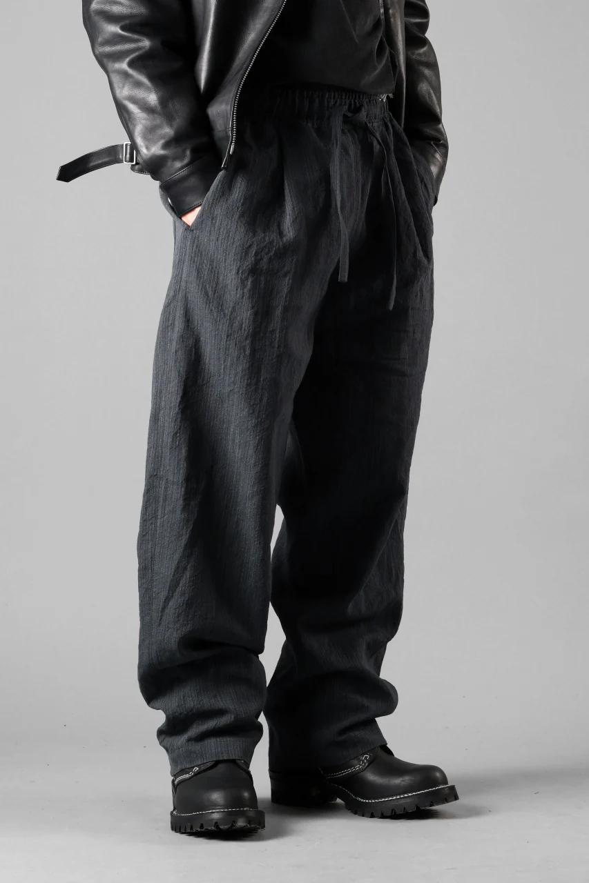 Hannibal. Wide Fit Draw String Trousers / Wiktor 236. (BLUE SHALE) - Image 12