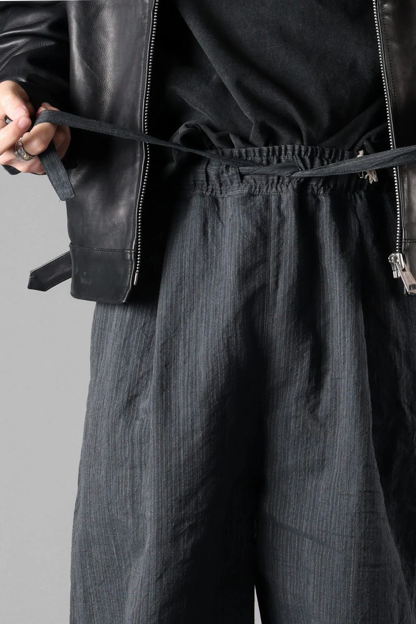 Hannibal. Wide Fit Draw String Trousers / Wiktor 236. (BLUE SHALE) - Image 13