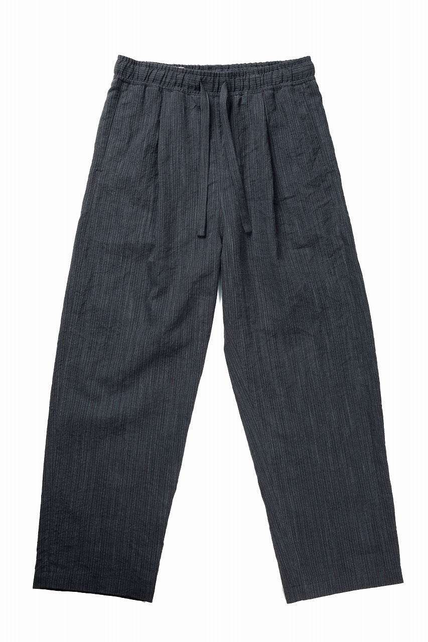 Hannibal. Wide Fit Draw String Trousers / Wiktor 236. (BLUE SHALE) - Image 3