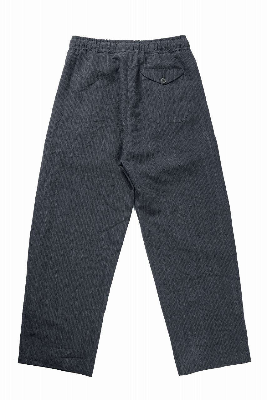 Hannibal. Wide Fit Draw String Trousers / Wiktor 236. (BLUE SHALE) - Image 4