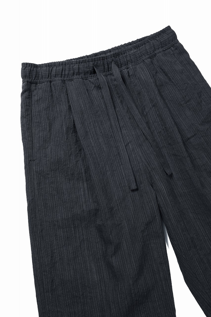 Hannibal. Wide Fit Draw String Trousers / Wiktor 236. (BLUE SHALE) - Image 7