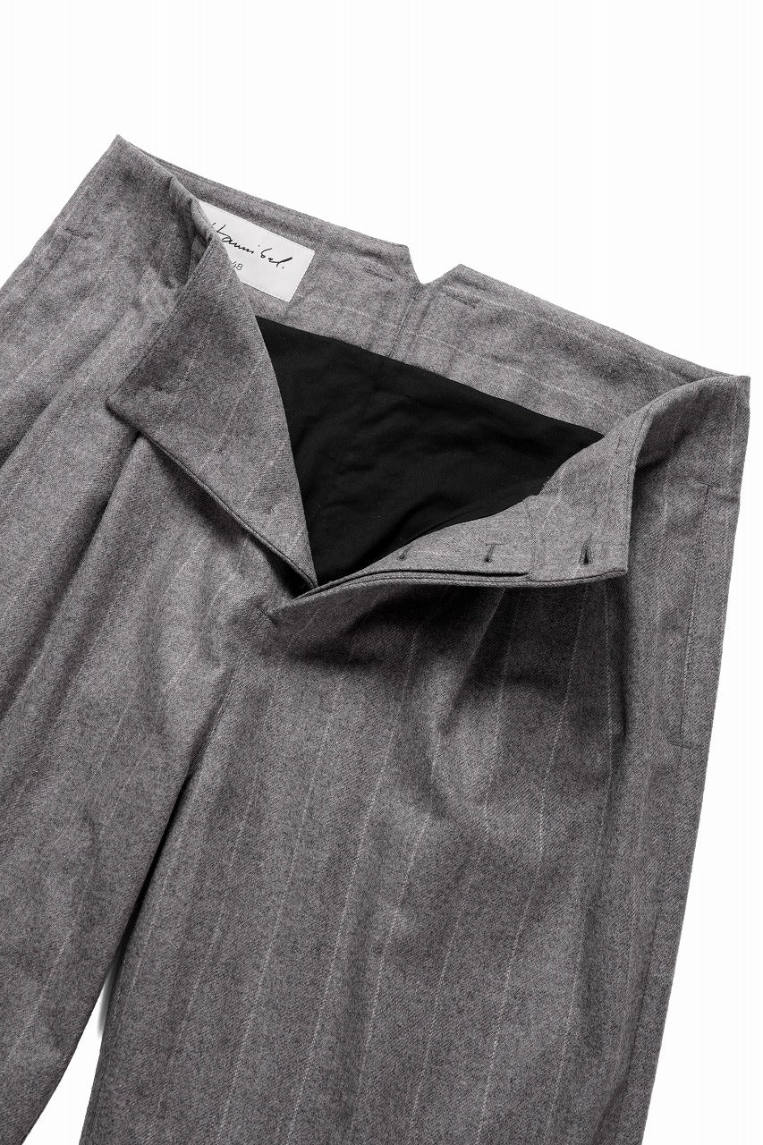 Hannibal. Wide Pleated Trousers / Homer 222. (GREY MARBLE) - Image 6