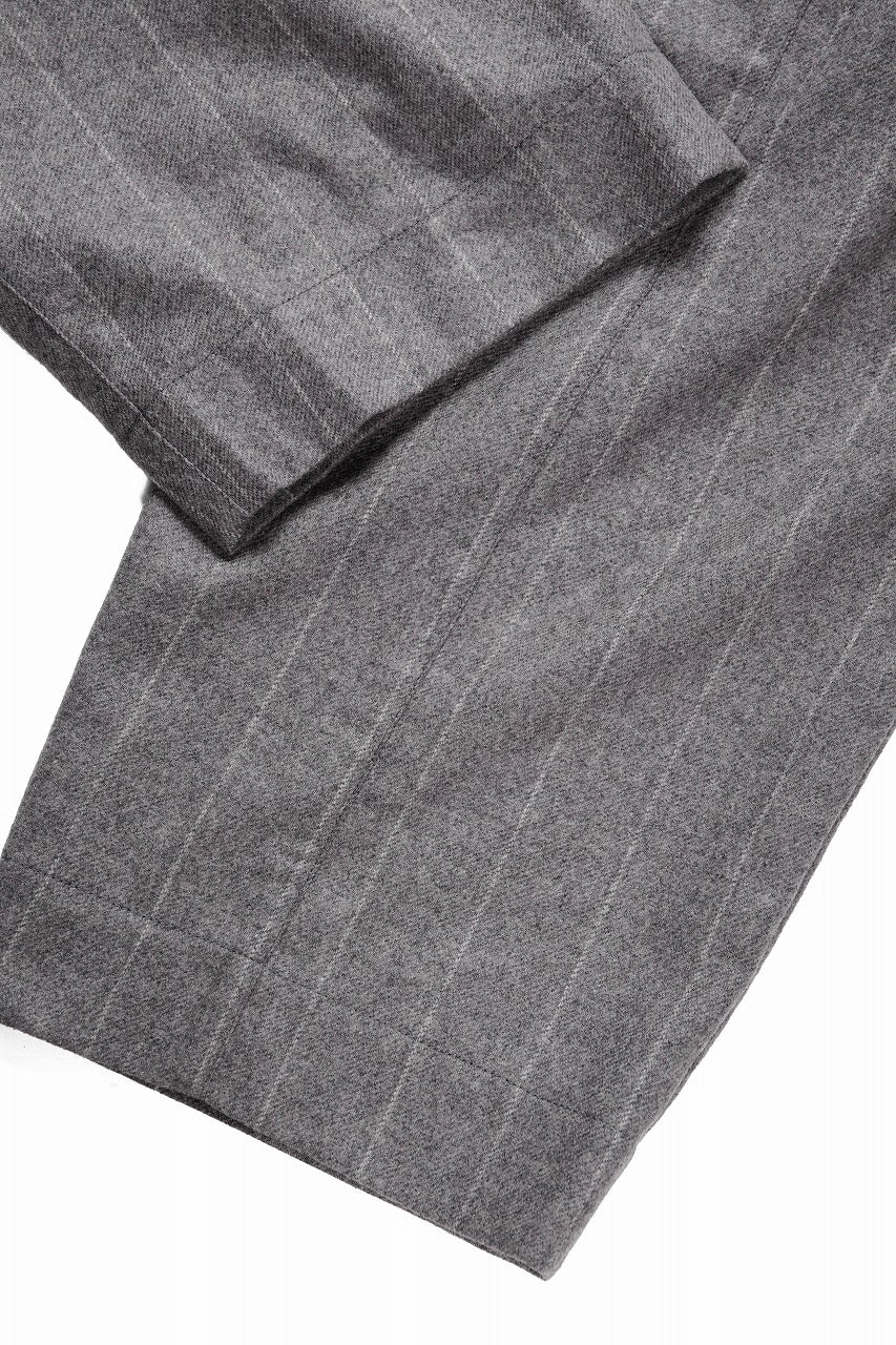 Hannibal. Wide Pleated Trousers / Homer 222. (GREY MARBLE) - Image 8
