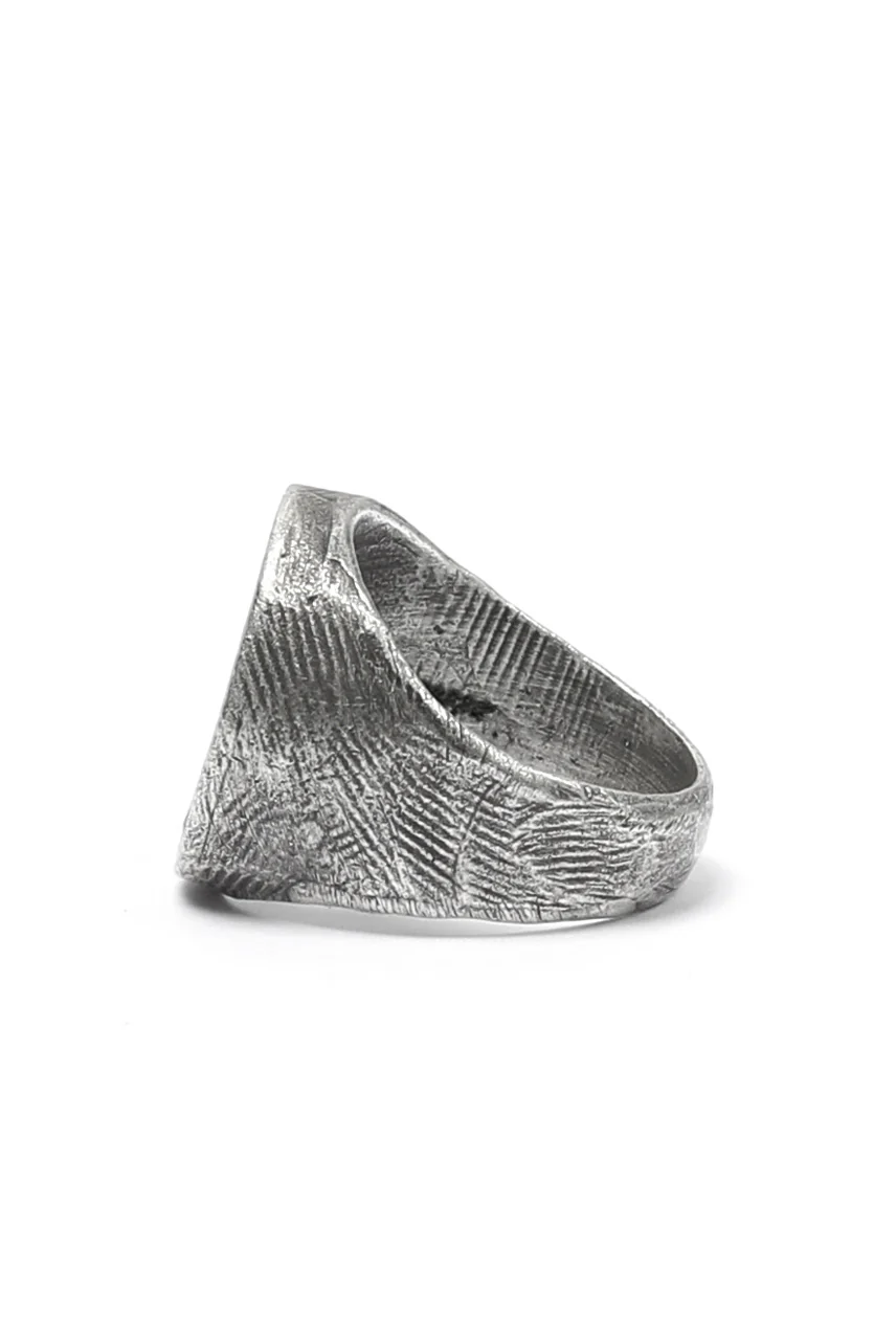 Holzpuppe Barnacle Hollow Silver Ring (BR-601) - Image 8