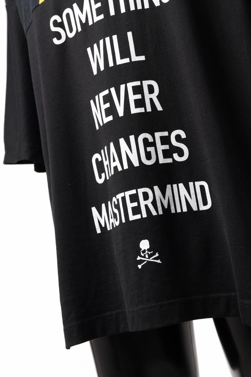 mastermind JAPAN x CHANGES exclusive ReBUILD T-SHIRT / REGULARFIT (BLACK #C) - Image 13