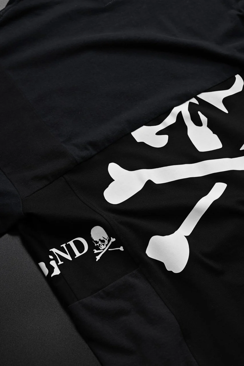mastermind JAPAN x CHANGES exclusive ReBUILD T-SHIRT / REGULARFIT (BLACK #C) - Image 3
