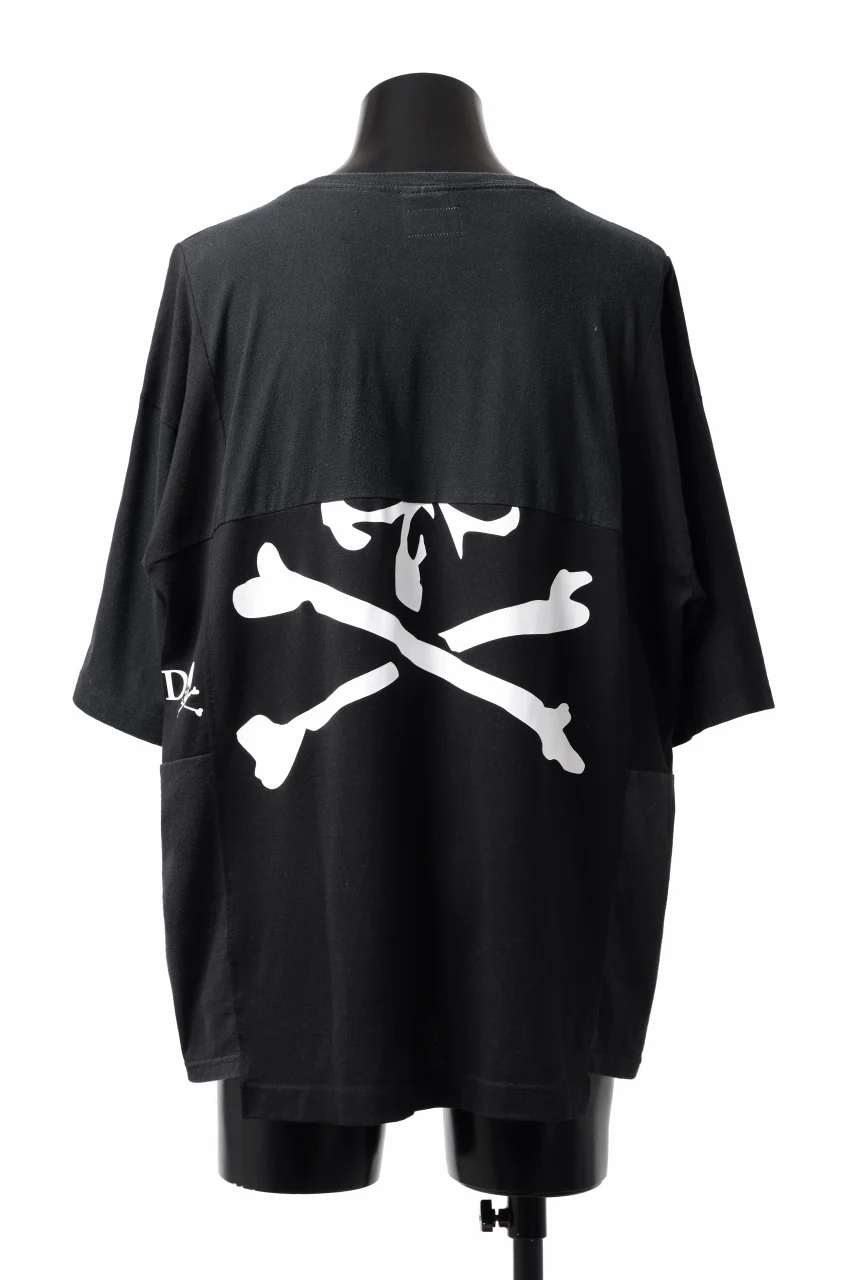 mastermind JAPAN x CHANGES exclusive ReBUILD T-SHIRT / REGULARFIT (BLACK #C) - Image 5